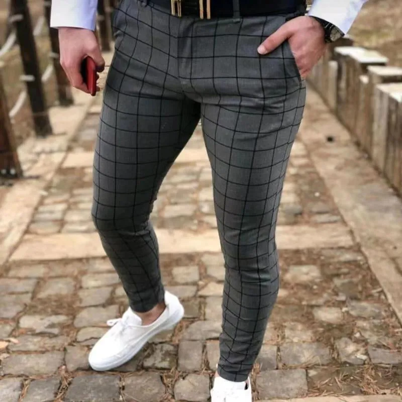 Men's Plaid Stripe Pencil Pants 90410675X sold by Manly product image thumbnail 2