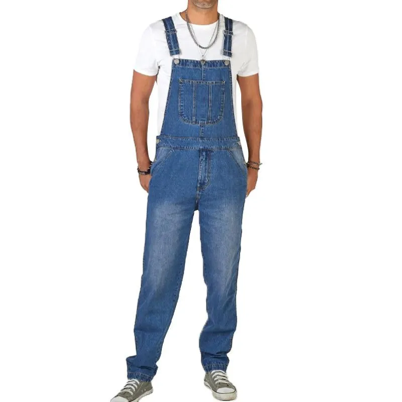 Men's Vintage Cargo Denim Overalls 07366728Y sold by Manly