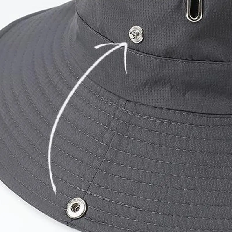 Men's Outdoor Sun Protection Breathable Adjustable Fisherman's hat 87685985Z sold by Manly product image thumbnail 5