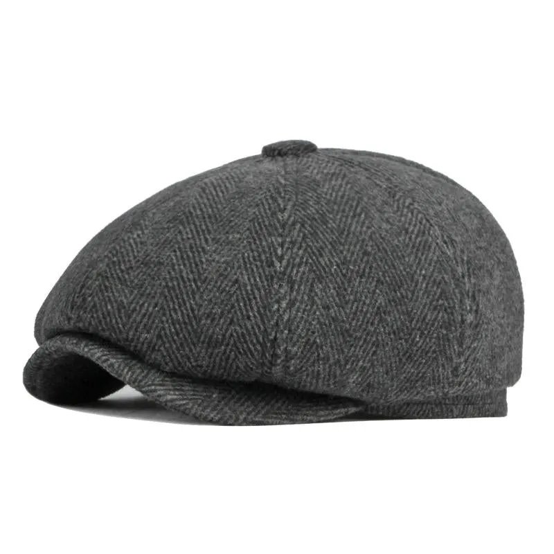 Men's British Vintage Wool Warm Earmuff Beret 36085431M sold by Manly