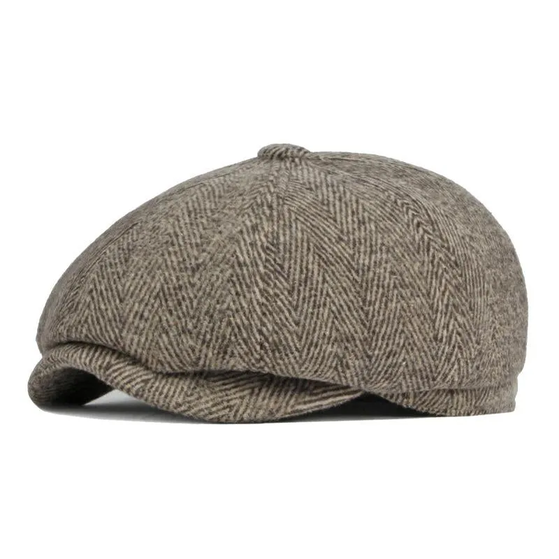 Men's British Vintage Wool Warm Earmuff Beret 36085431M sold by Manly product image thumbnail 3