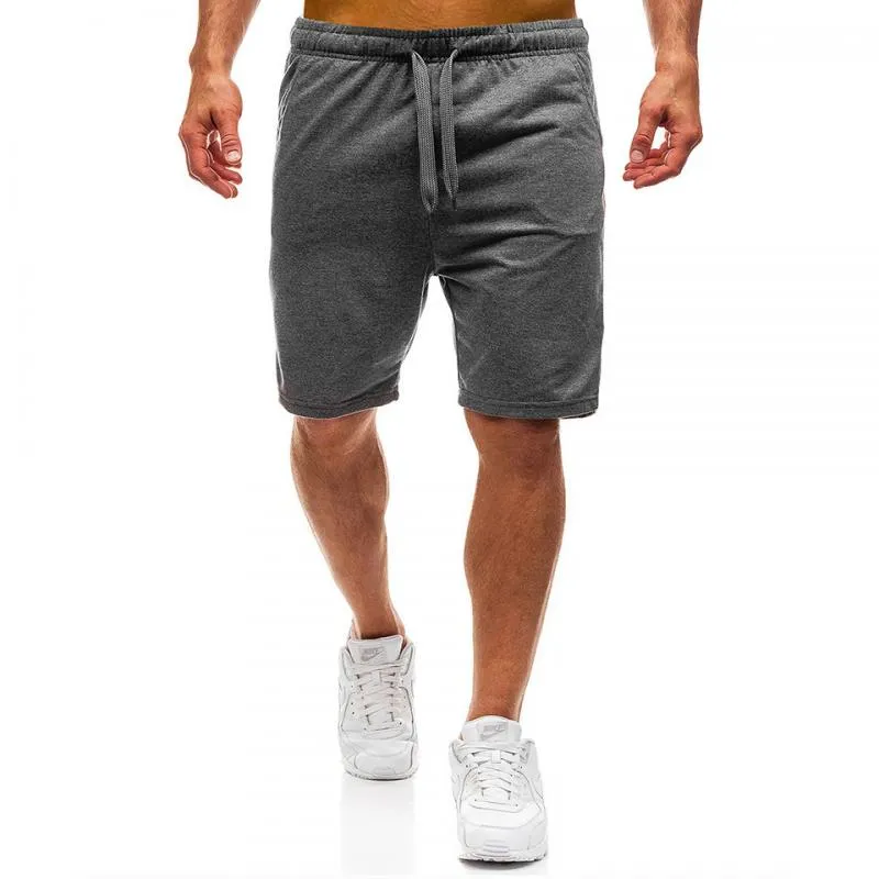 Men's Casual Cotton Blended Elastic Waist Sports Shorts 01766657M sold by Manly