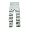 Men's Fashion Straight Distressed Raw Edge Jeans 68563505Z sold by Manly