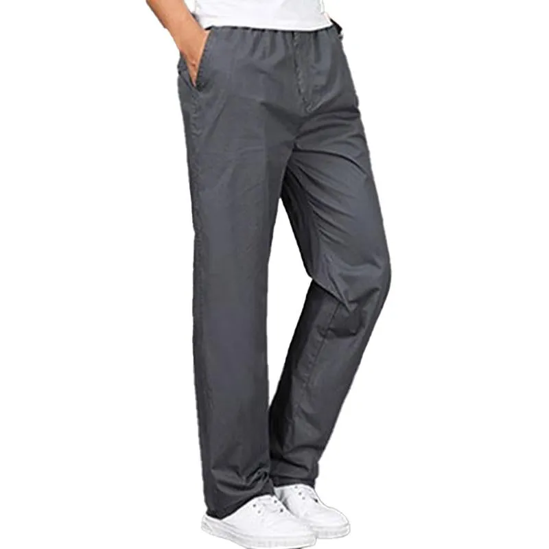 Men's Casual Elastic Waist Solid Color Pants 83094272X sold by Manly product image thumbnail 4