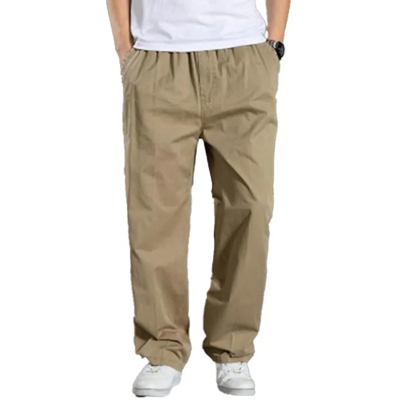 Men's Casual Elastic Waist Solid Color Pants 83094272X sold by Manly product image thumbnail 3