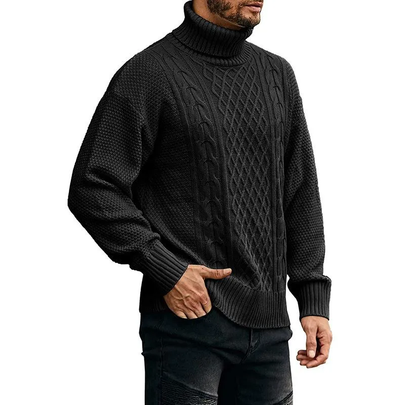 Men's Turtleneck Long Sleeve Pullover Knit Sweater 04672420M sold by Manly product image thumbnail 5