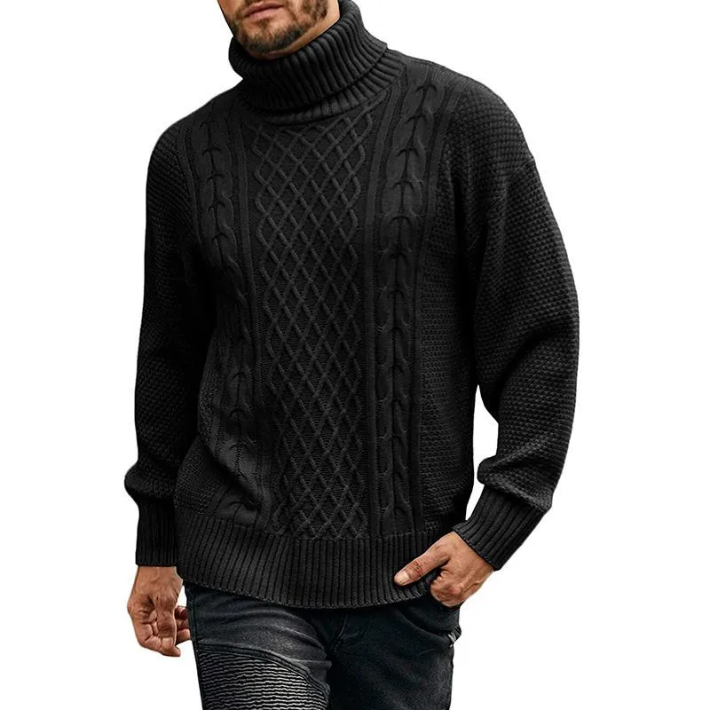 Men's Turtleneck Long Sleeve Pullover Knit Sweater 04672420M sold by Manly product image thumbnail 3