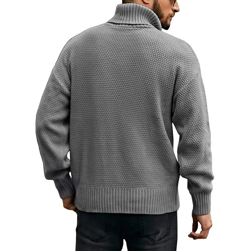 Men's Turtleneck Long Sleeve Pullover Knit Sweater 04672420M sold by Manly product image thumbnail 2