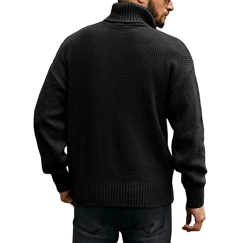 Men's Turtleneck Long Sleeve Pullover Knit Sweater 04672420M sold by Manly product image thumbnail 4