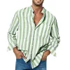 Men's Resort Stripe Short Sleeve Shirt 52193542X sold by Manly