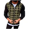 Men's Casual Plaid Hooded Sweatshirt Jacket 86530479TO sold by Manly