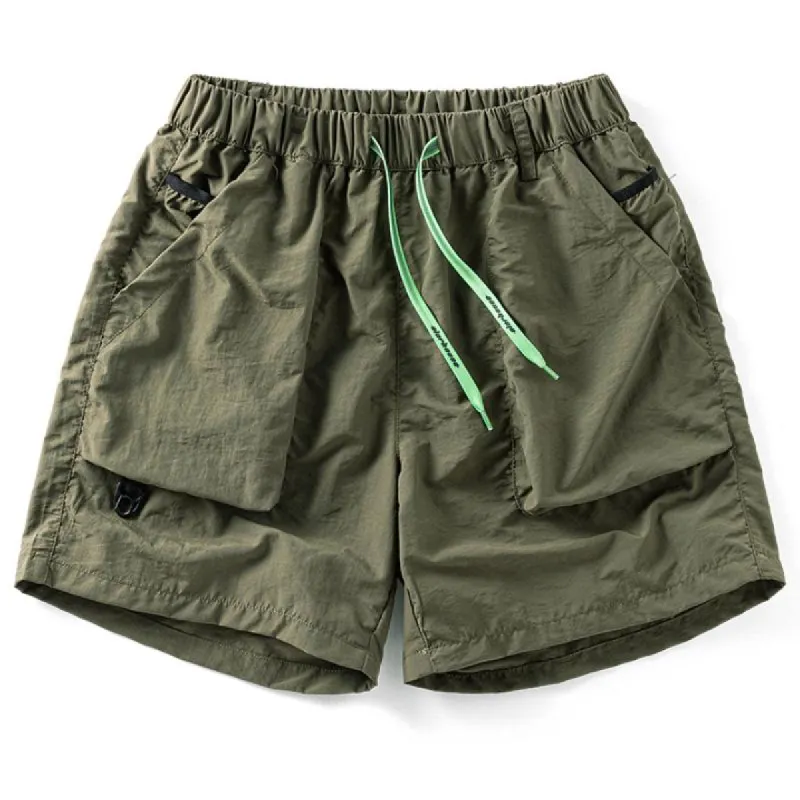 Men's Casual Thin Quick-drying Loose Cargo Shorts 22232179M made by Manly