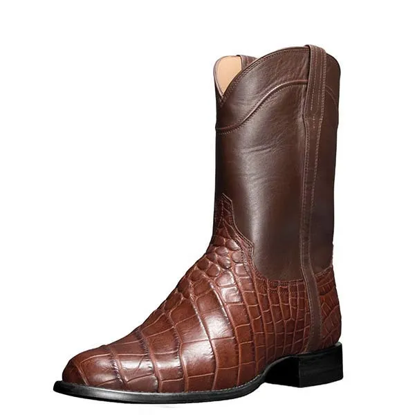 MEN'S VINTAGE CROCODILE WESTERN COWBOY BOOTS 33120809C sold by Manly