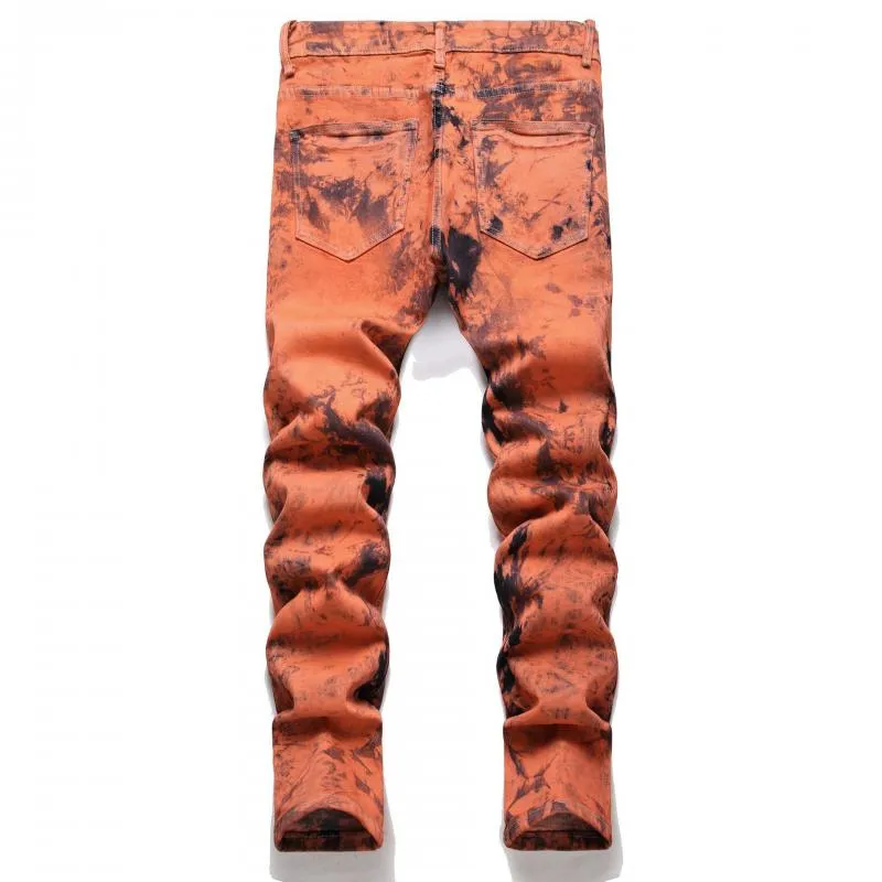 Men's Fashion Street Graffiti Slim Fit Jeans 61532497Z sold by Manly product image thumbnail 2