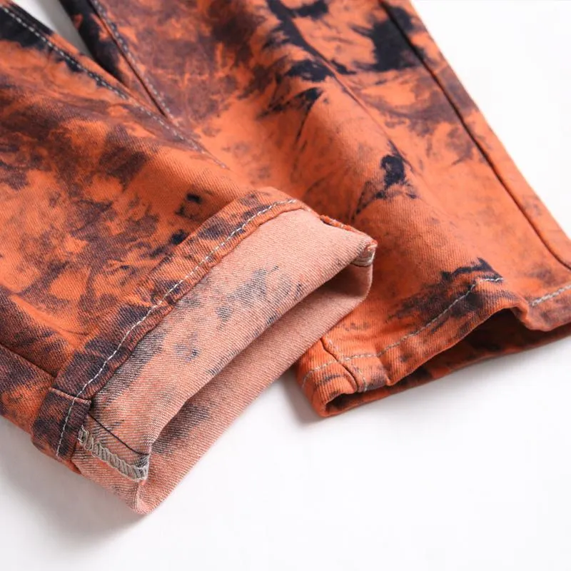 Men's Fashion Street Graffiti Slim Fit Jeans 61532497Z sold by Manly product image thumbnail 5