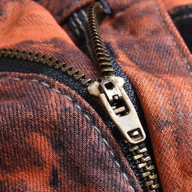 Men's Fashion Street Graffiti Slim Fit Jeans 61532497Z sold by Manly product image thumbnail 4