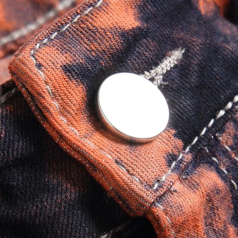 Men's Fashion Street Graffiti Slim Fit Jeans 61532497Z sold by Manly product image thumbnail 3