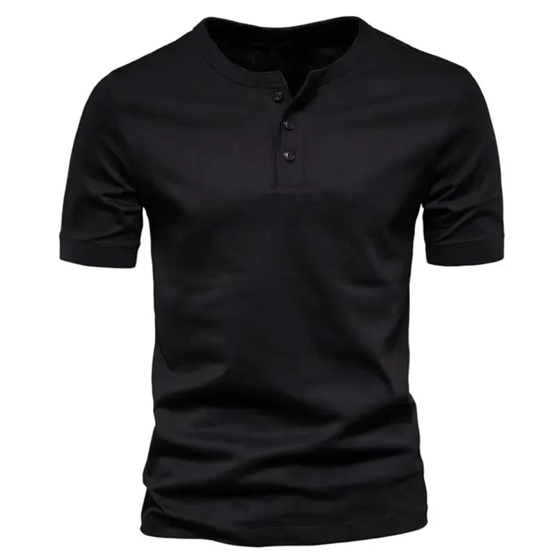 Men's Solid Color Short Sleeve T-Shirt 23111053Y sold by Manly product image thumbnail 5