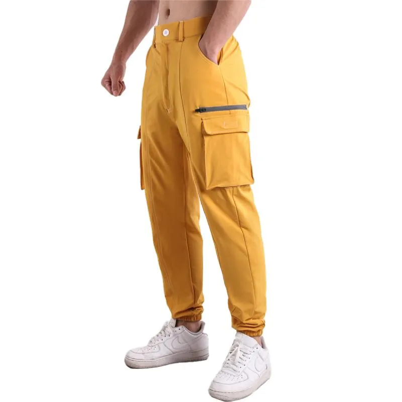 Men's Casual Multi-Pocket Cargo Pants 97822311Y sold by Manly