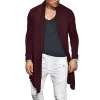 Men's Casual Solid Color Long-Sleeved Knitted Cardigan 77472794M sold by Manly