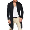 Men's Casual Solid Color Long-Sleeved Knitted Cardigan 77472794M sold by Manly