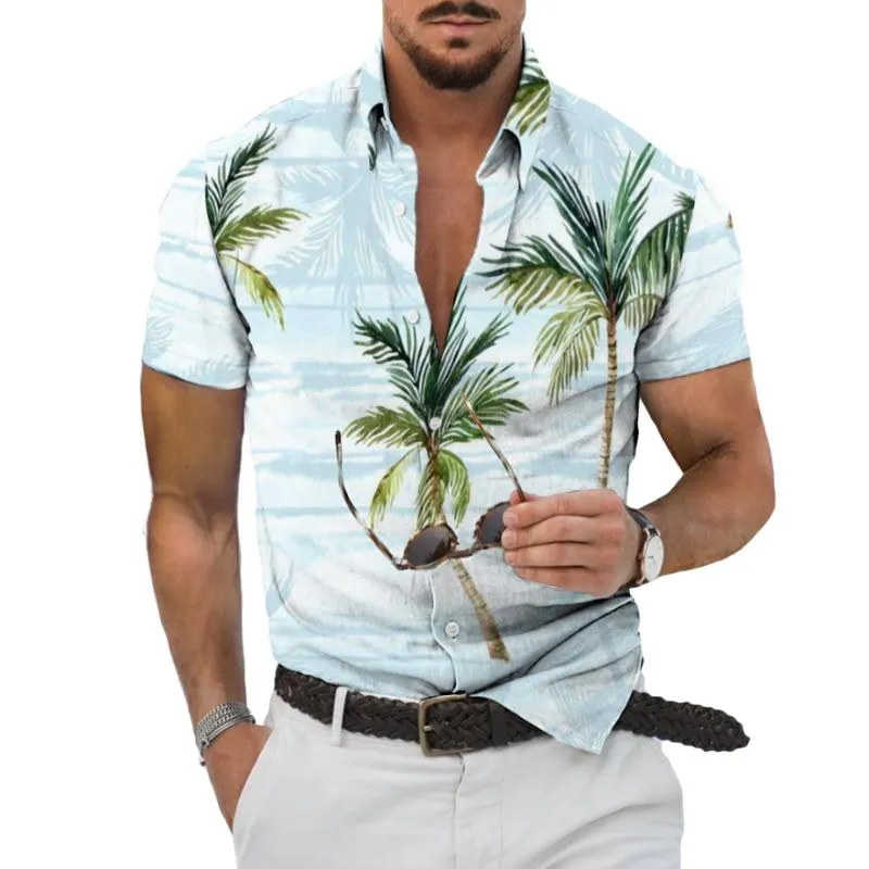 Men's Casual Beach Coconut Short Sleeve Shirt 49272472TO sold by Manly