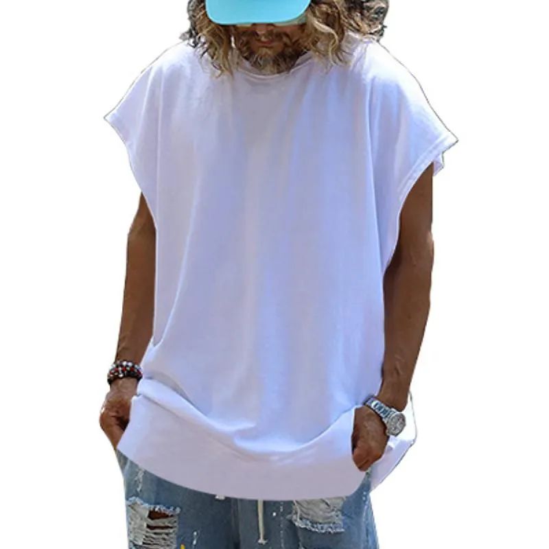Men's Solid Round Neck Half Sleeve Casual Sports T-shirt 17615912Z sold by Manly