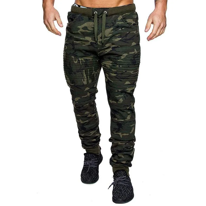 Men's Camouflage Elastic Waist Casual Sports Pants 12276371Z sold by Manly