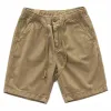 Men's Solid Drawstring Waist Straight Cargo Shorts 48223694Z sold by Manly