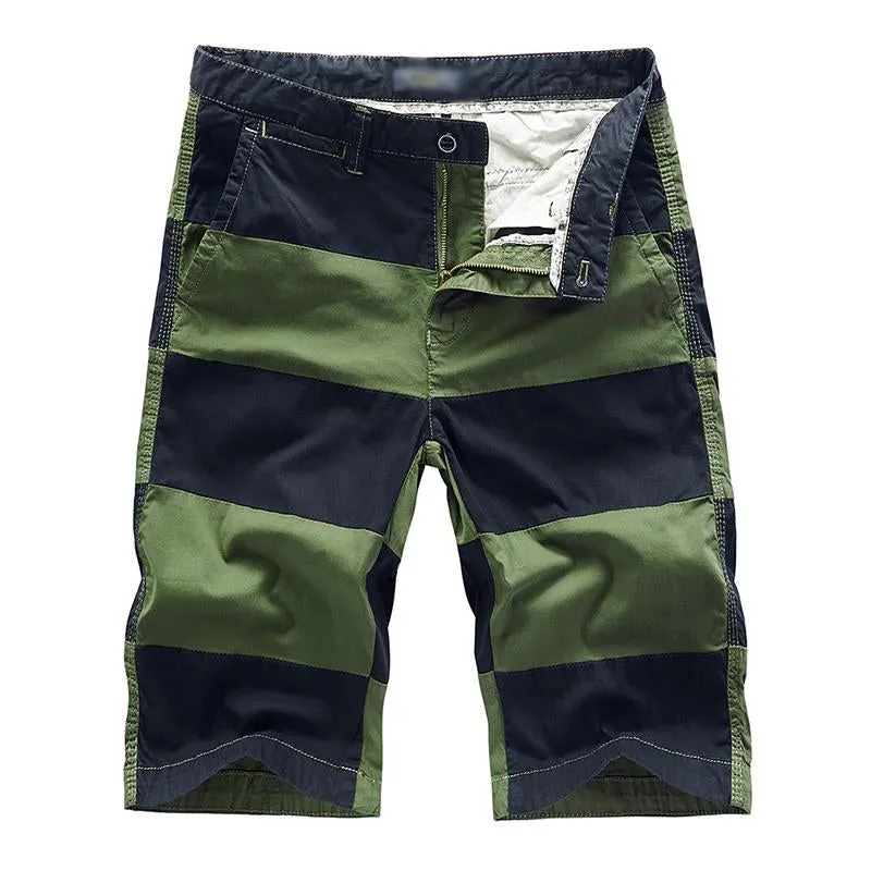 Men's Casual Color Contrast Stitching Cotton Cargo Shorts 55793920M sold by Manly product image thumbnail 2