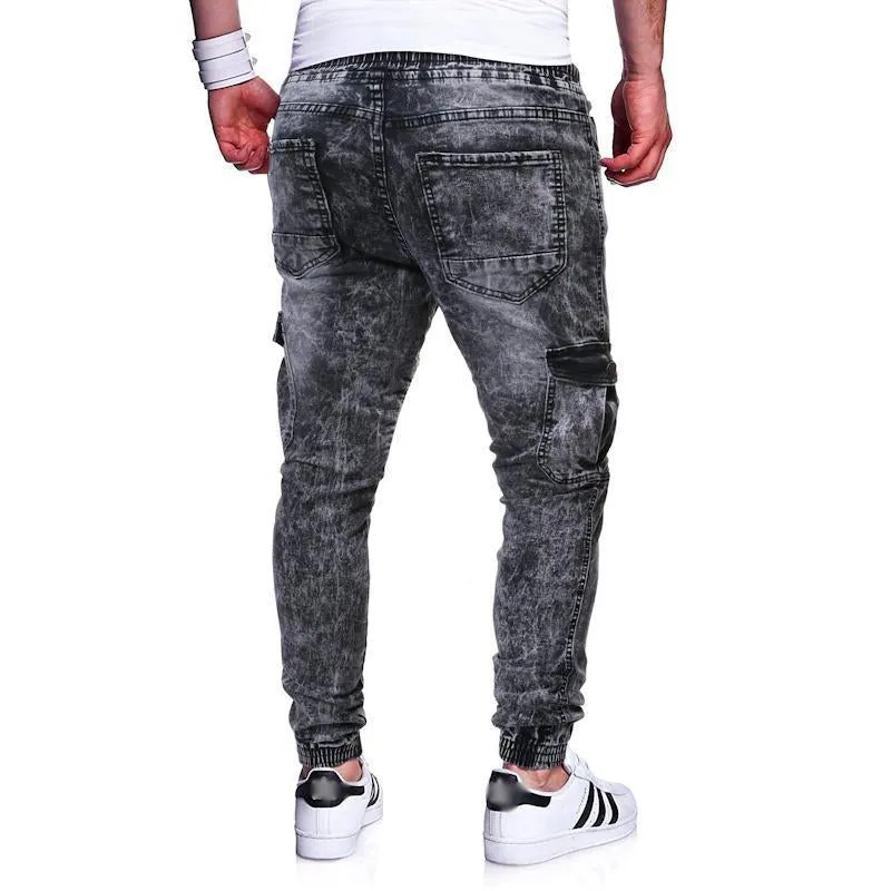Men's Casual Stretch Multi-Pocket Cargo Jeans 16247682Y sold by Manly product image thumbnail 5