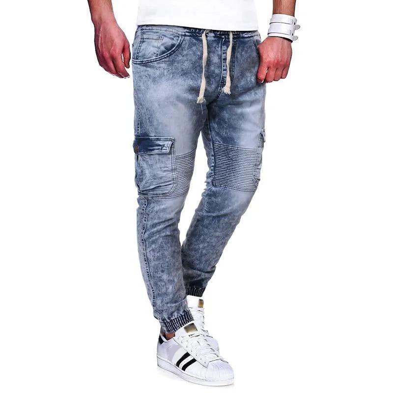Men's Casual Stretch Multi-Pocket Cargo Jeans 16247682Y sold by Manly product image thumbnail 2