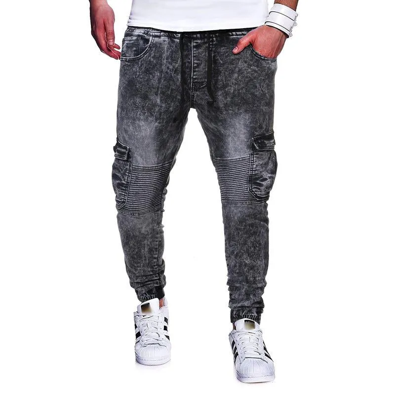 Men's Casual Stretch Multi-Pocket Cargo Jeans 16247682Y sold by Manly product image thumbnail 4