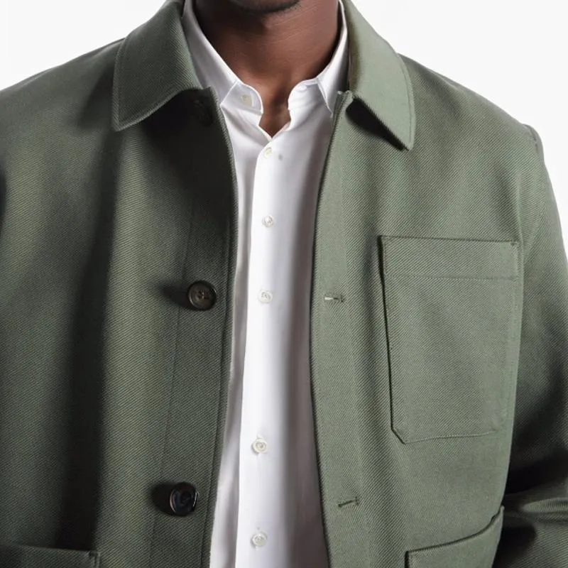 Men's Solid Color Casual Single-breasted Lapel Jacket 18448539X sold by Manly product image thumbnail 4