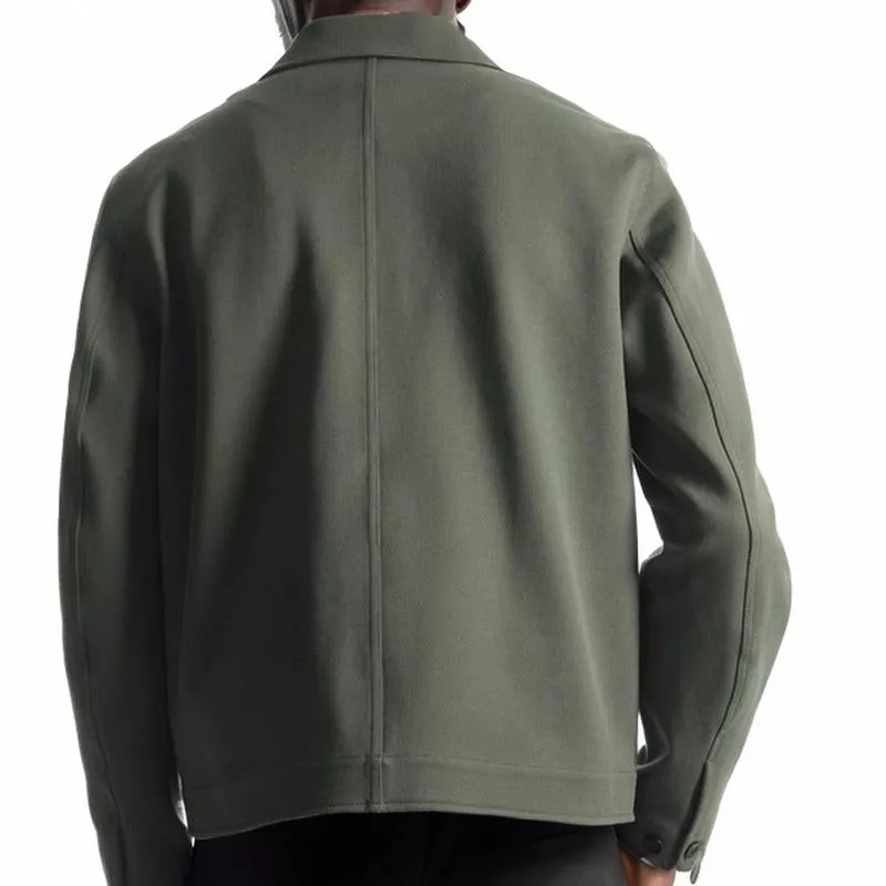 Men's Solid Color Casual Single-breasted Lapel Jacket 18448539X sold by Manly product image thumbnail 5