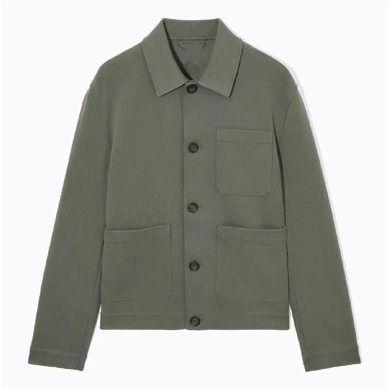 Men's Solid Color Casual Single-breasted Lapel Jacket 18448539X sold by Manly product image thumbnail 2