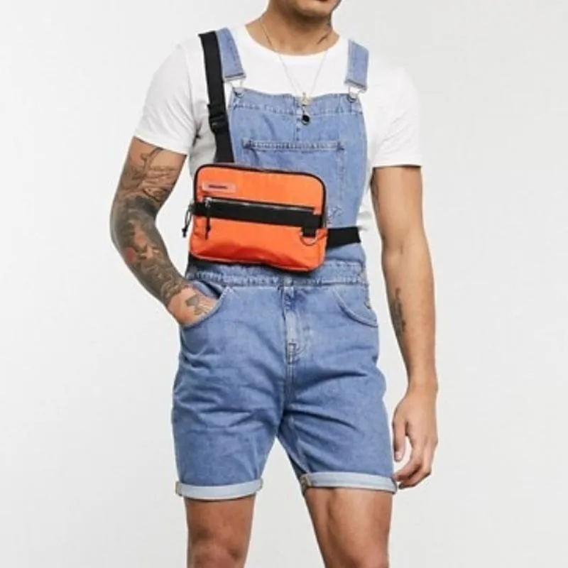 Men's Casual Vintage Denim Shorts Overalls 70861382Y sold by Manly product image thumbnail 4