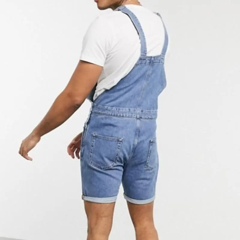 Men's Casual Vintage Denim Shorts Overalls 70861382Y sold by Manly product image thumbnail 2