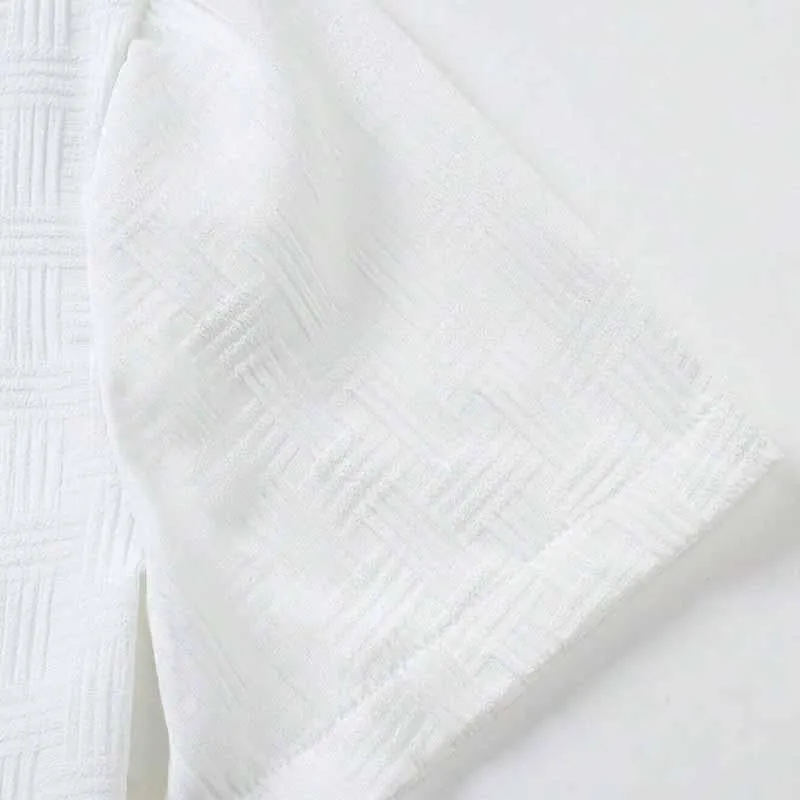 Men's Textured Solid Color Lapel Short-sleeved Shirt 01371151X sold by Manly product image thumbnail 3