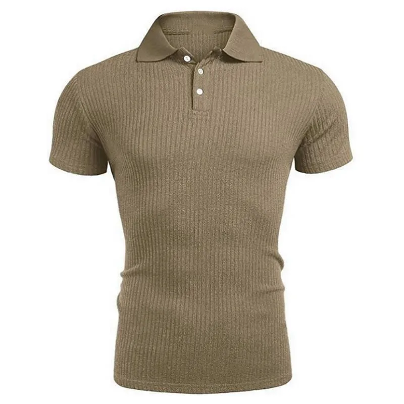 Men's Solid Color Lapel Slim POLO Shirt 58604364X sold by Manly product image thumbnail 2