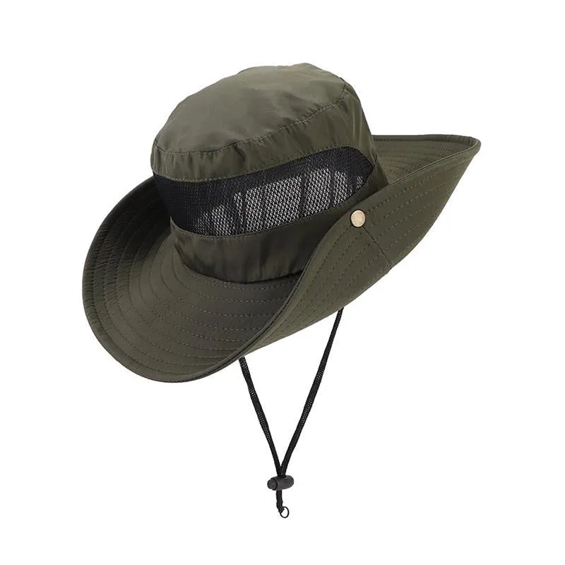Men's Sunscreen Mesh Breathable Hat 21290910Y sold by Manly