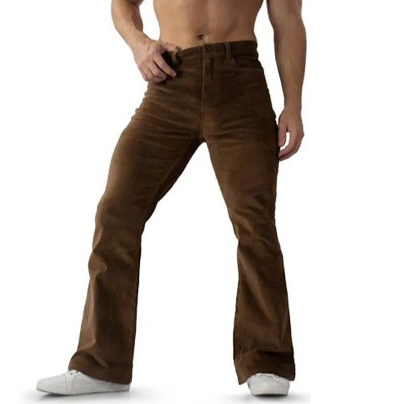Men's Vintage Corduroy Slim Flare Pants 79106435M sold by Manly