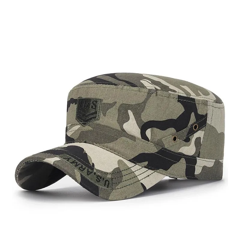 Men's Outdoor Embroidered Flat Cap 36478856X sold by Manly product image thumbnail 3