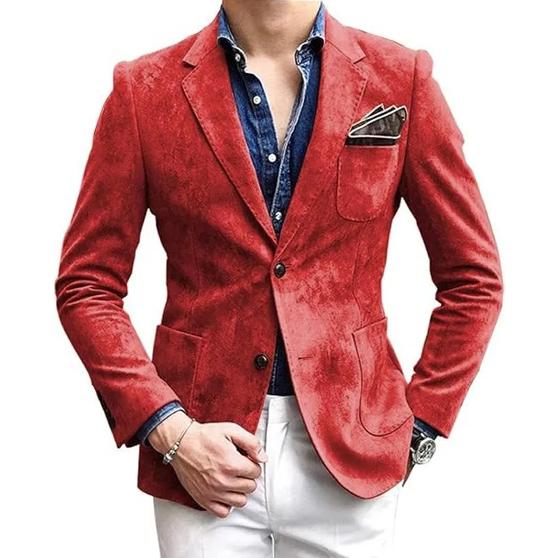 Men's Solid Color Casual Lapel Blazer 09922024X sold by Manly product image thumbnail 2