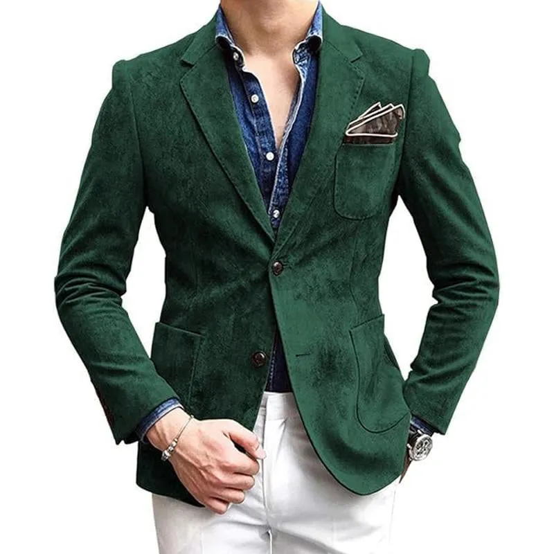 Men's Solid Color Casual Lapel Blazer 09922024X sold by Manly product image thumbnail 3