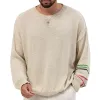 Men's Casual Thin Round Neck Long Sleeve Knitted Sweater 49248323M sold by Manly