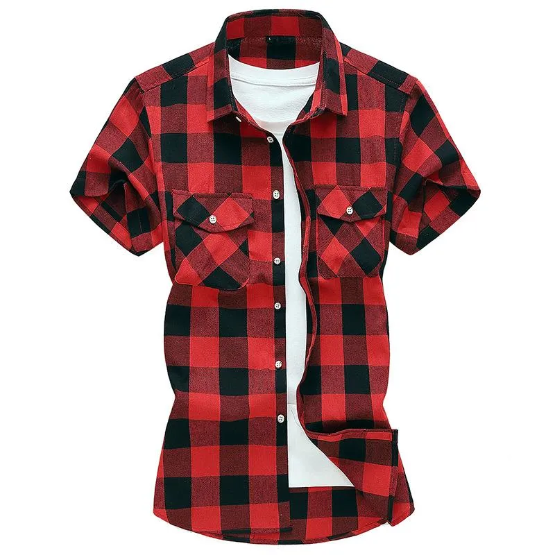 Men's Casual Two Pocket Check Short Sleeve Shirt 29782585Y sold by Manly product image thumbnail 5