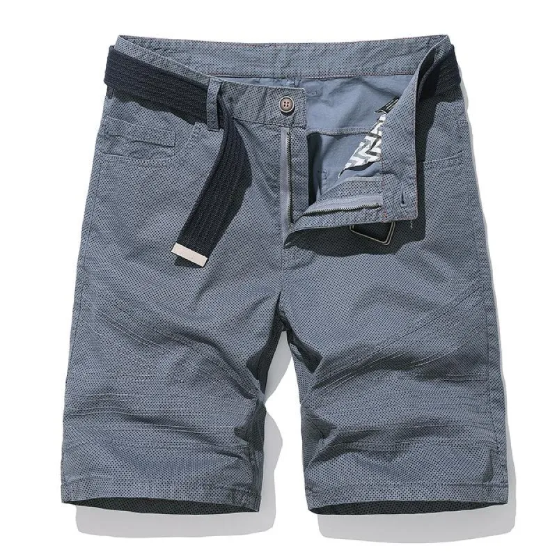 Men's Casual Cotton Blended Loose Cargo Shorts (Belt Excluded) 35269877M sold by Manly