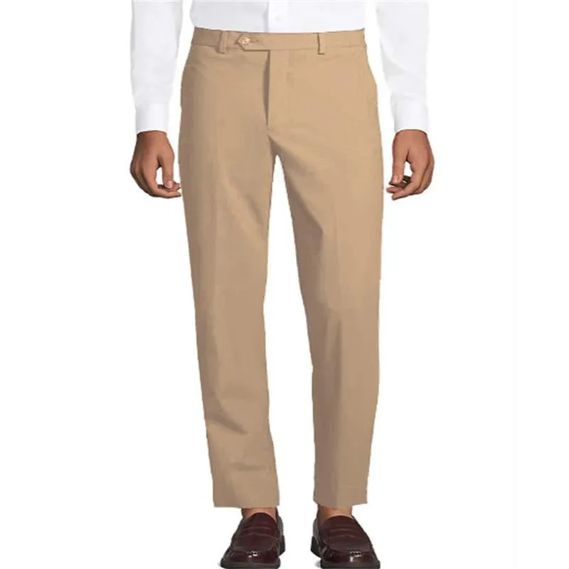 Men's Casual Solid Color Straight Slim Suit Pants 16550868M sold by Manly product image thumbnail 3