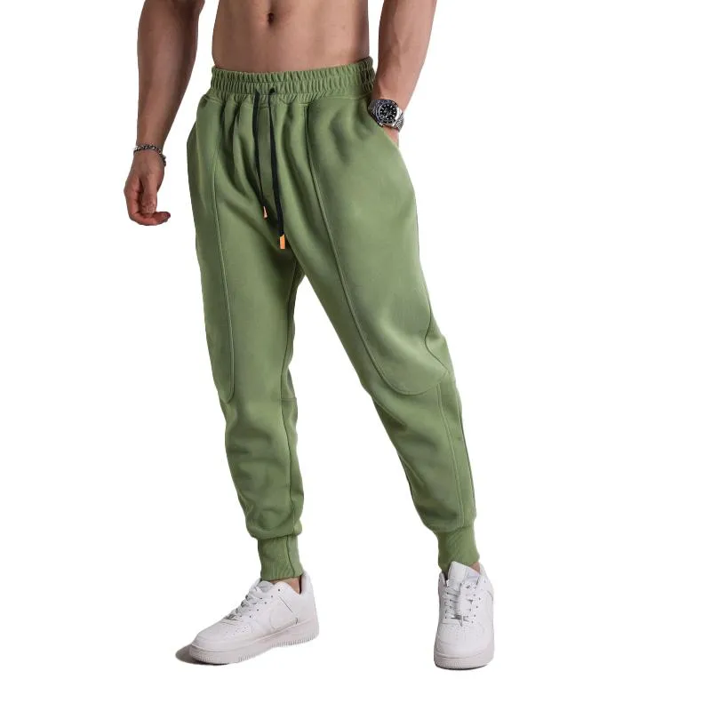Men's Solid Color Loose Elastic Waist Sweatpants 85674025Z sold by Manly